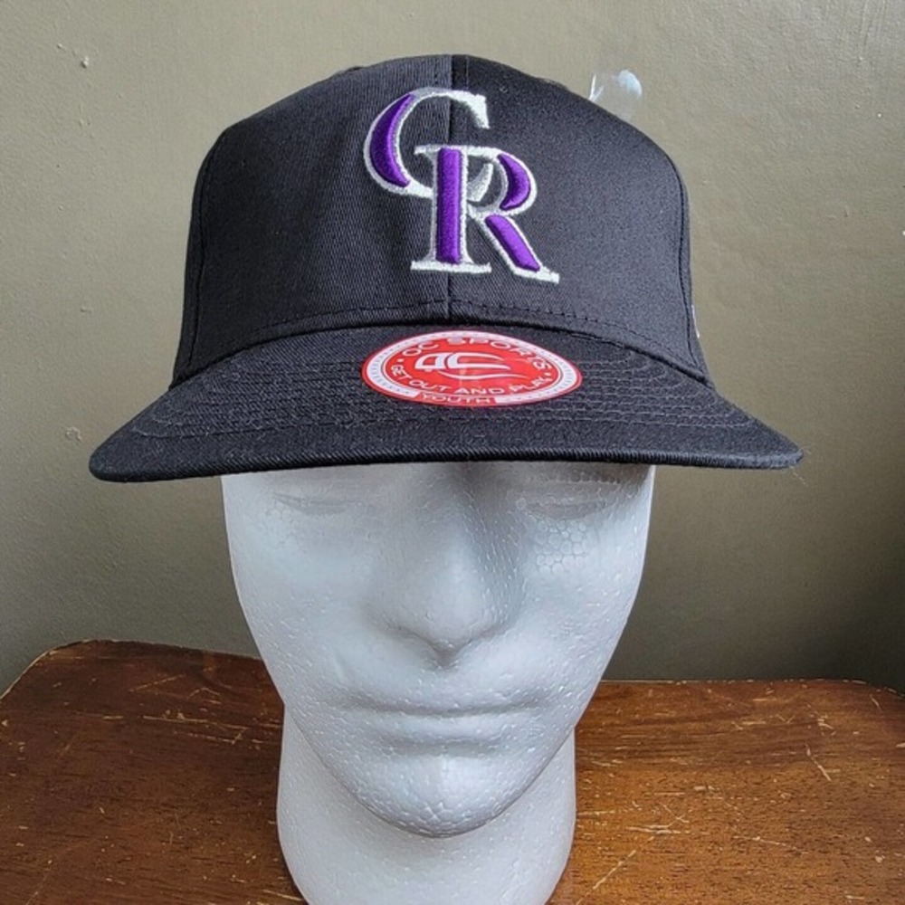 Colorado Rockies Adjustable YOUTH Hat Cap Team MLB OC Sports‎ Baseball Strapback